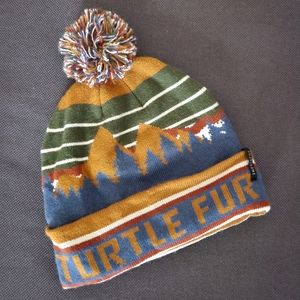 Turtle Fur Pom Beanie